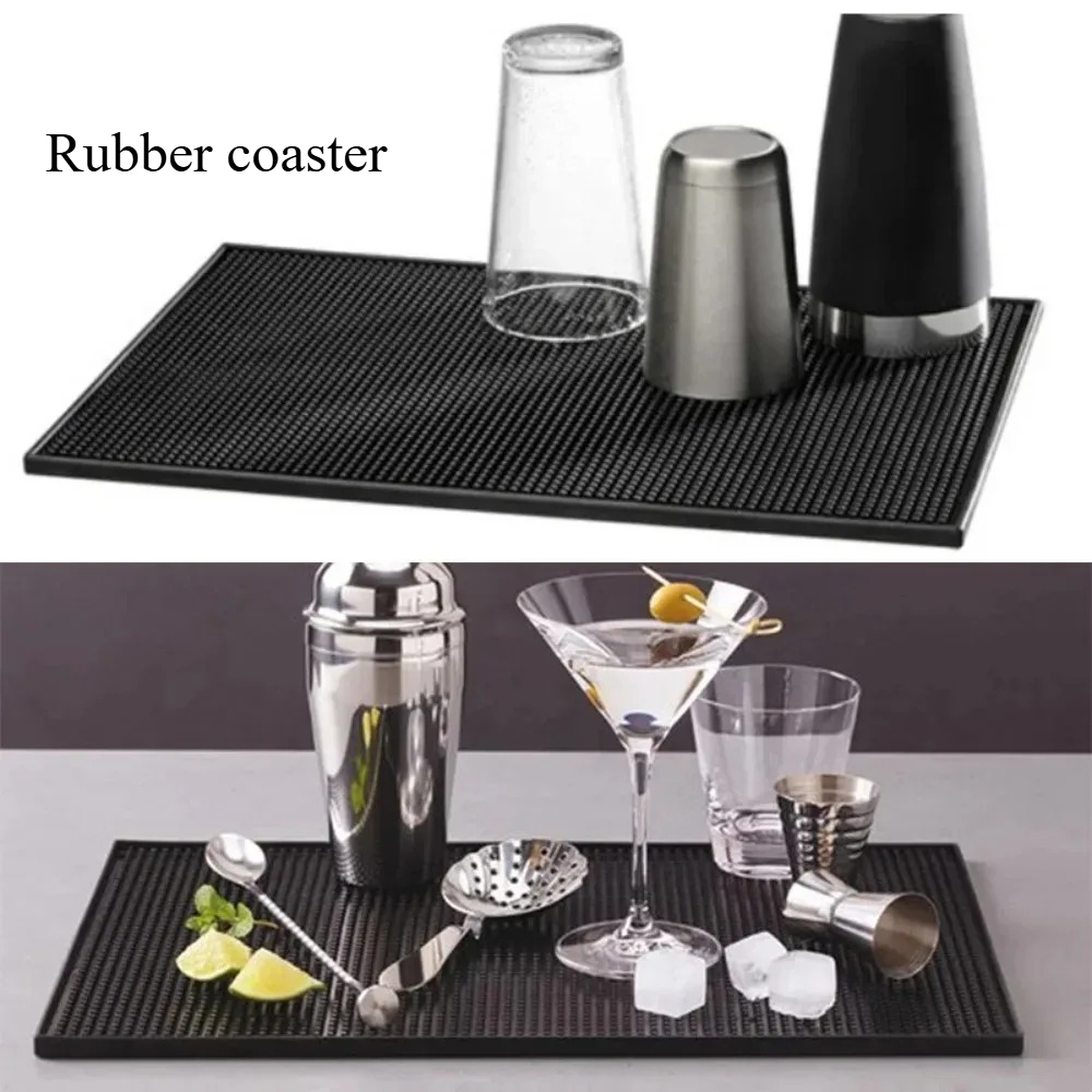 Bar Mat Rubber - Rubber Bar Mat Coasters Coffee Countertop