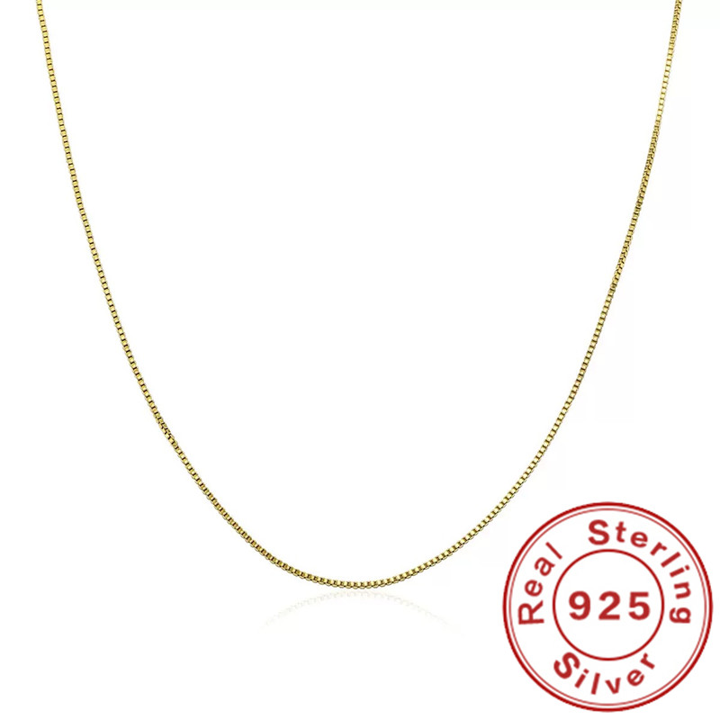 Bar Cart Gold - 925 Sterling Silver Necklace Gold Plated,