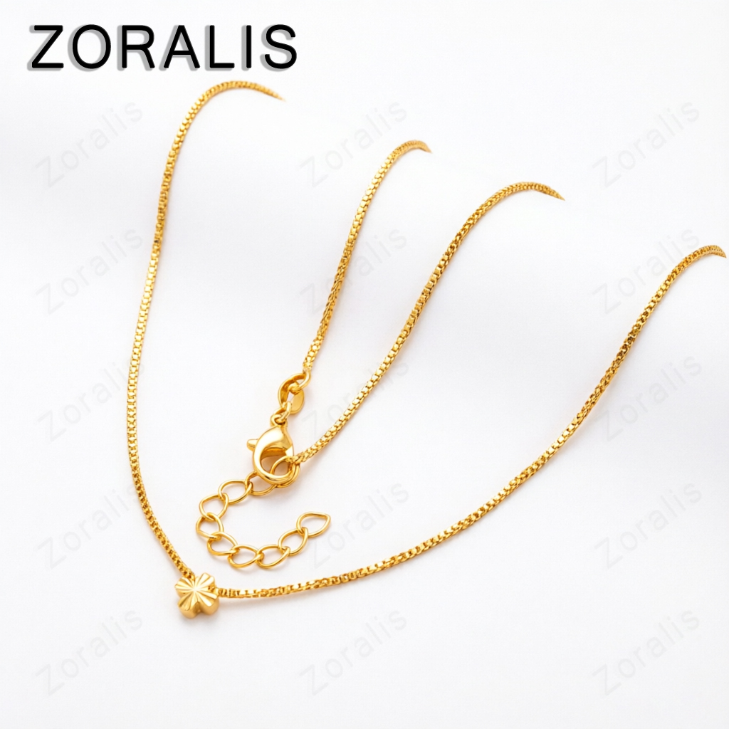 Bar Cart Gold - 18K Gold Small Cross Pendant Necklace