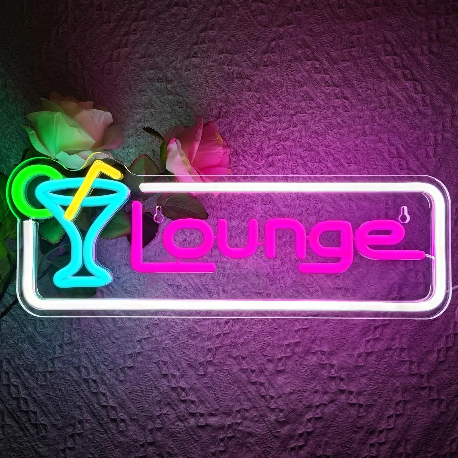 Home Bar Lounge - Lounge Cocktail LED Neon Sign Wall