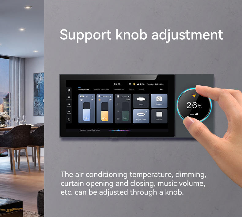 Smart Home Gateway WiFi 6 Inch - đánh giá và giá Home Bar Android