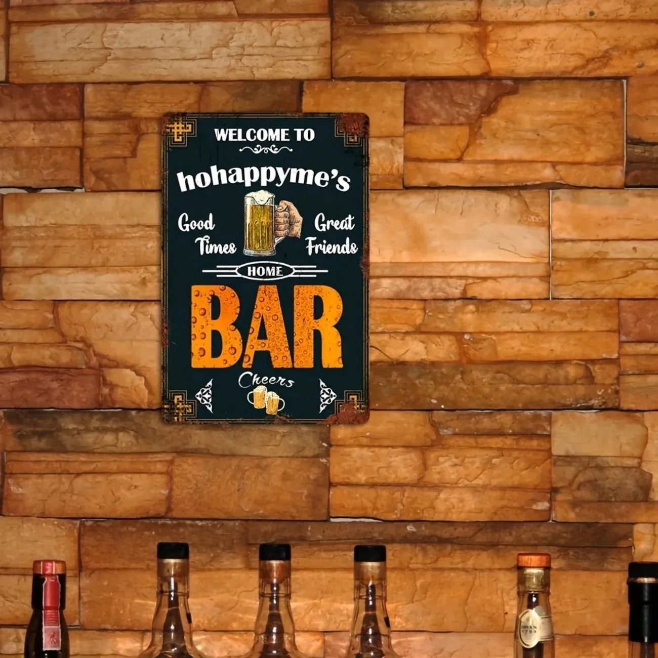 1pc Customizable Vintage Metal - đánh giá và giá Home Bar Signs