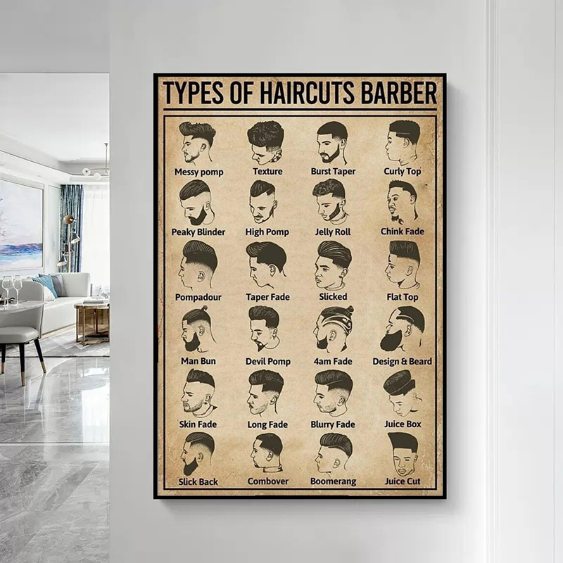 Retro Types Of Haircuts Barber - đánh giá và giá Home Barbershop