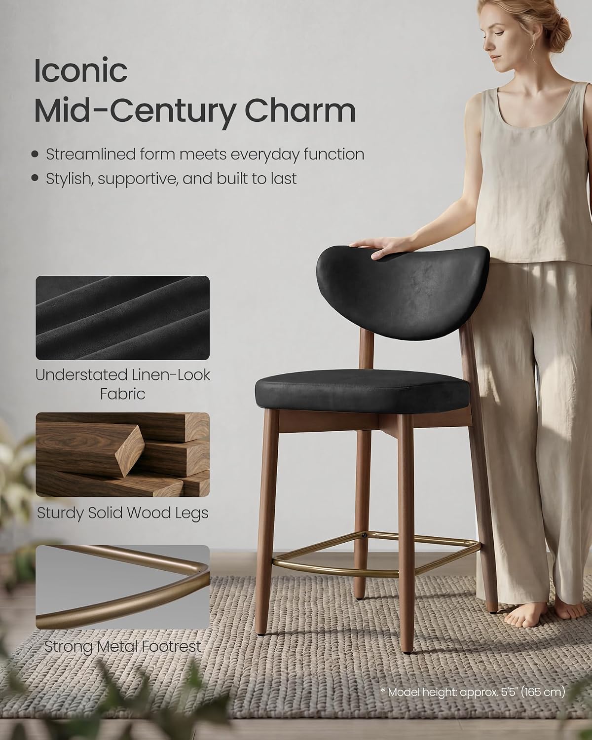 Mid Century Modern Wooden Bar  - đánh giá và giá Home Bar Seating