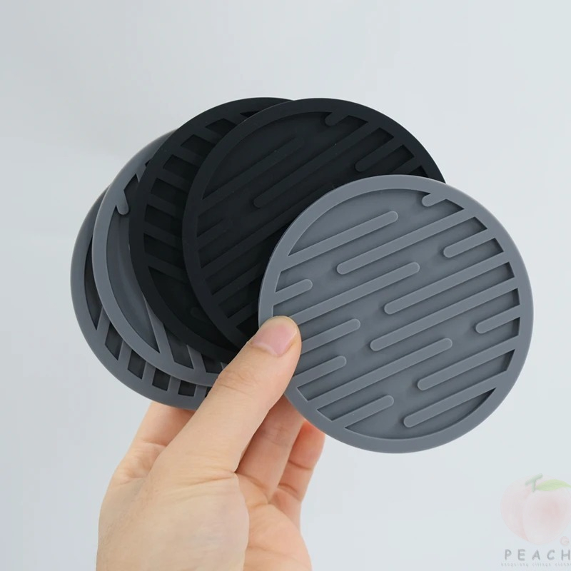 10cm Silicone Coasters Round H - đánh giá và giá Bar Mat Rubber