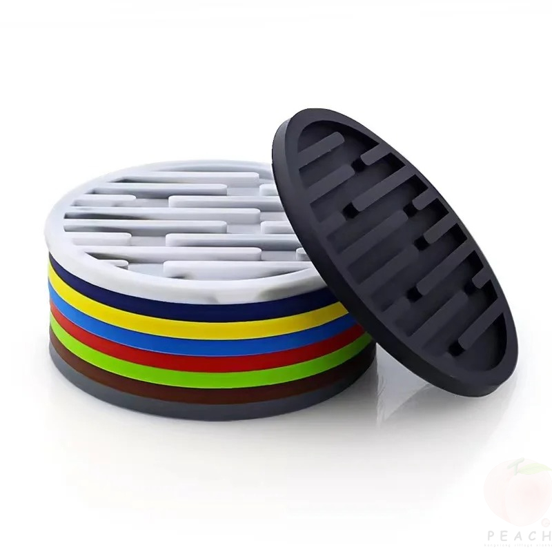 10cm Silicone Coasters Round H - đánh giá và giá Bar Mat Rubber