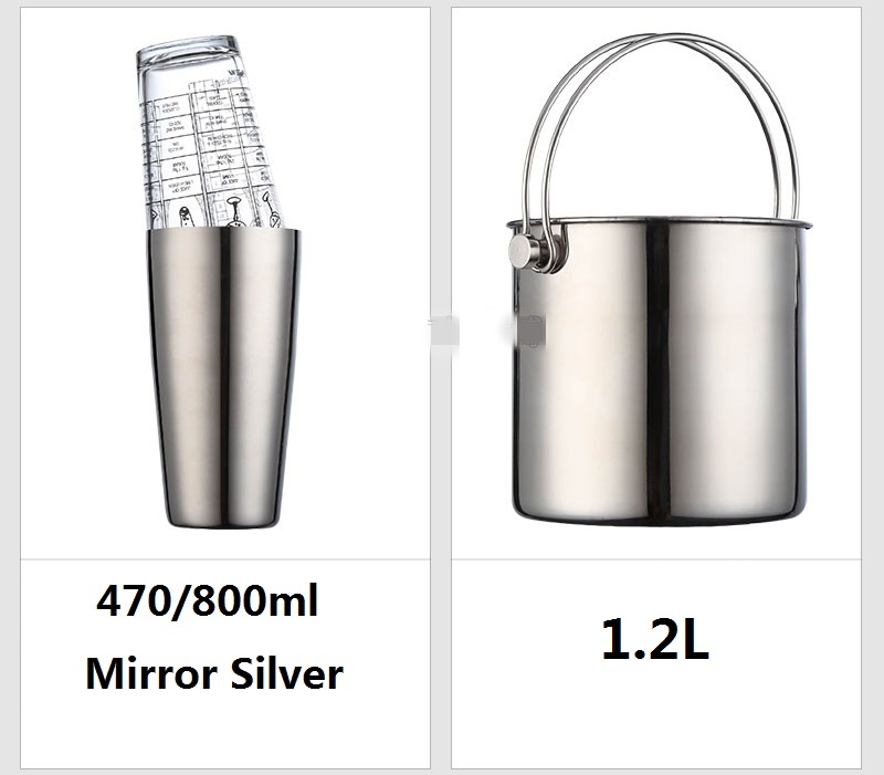 Cocktail Shaker Bar Set Stainl - đánh giá và giá Boston Shaker Set