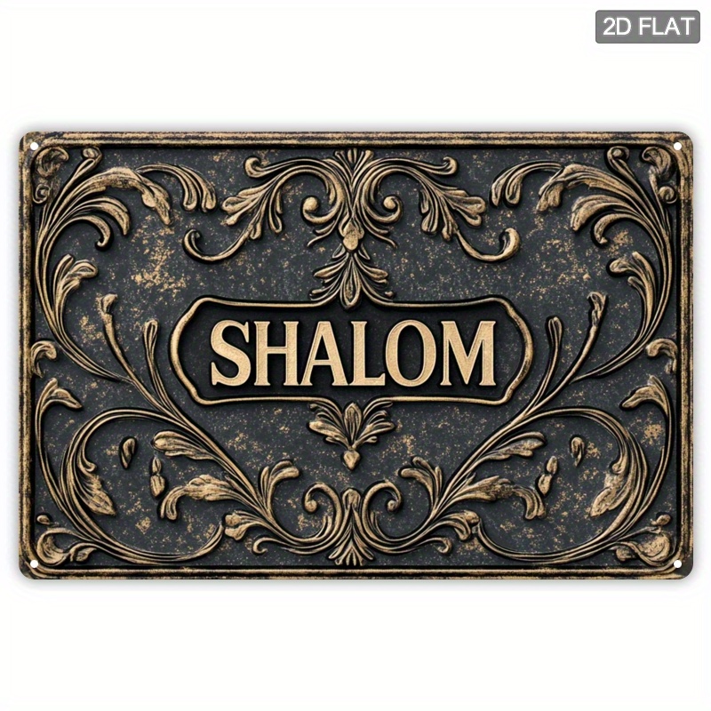 CIFBUY Vintage Shalom Aluminum - đánh giá và giá Home Bar Signs