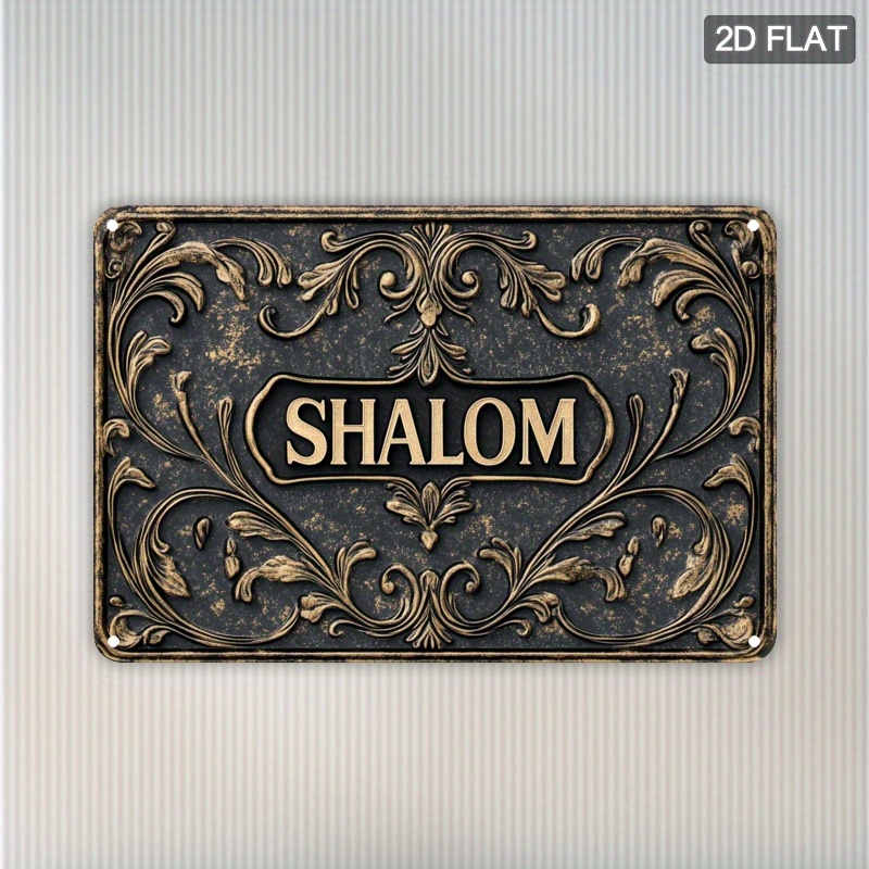 CIFBUY Vintage Shalom Aluminum - đánh giá và giá Home Bar Signs