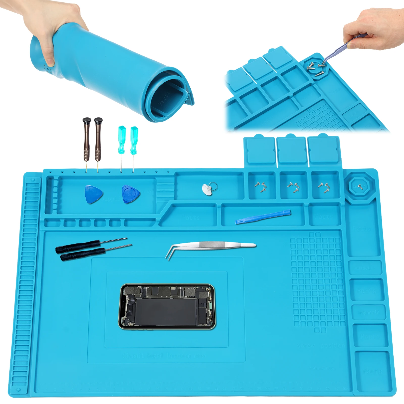 45x30cm Silicone Soldering Mat - đánh giá và giá Bar Mat Rubber
