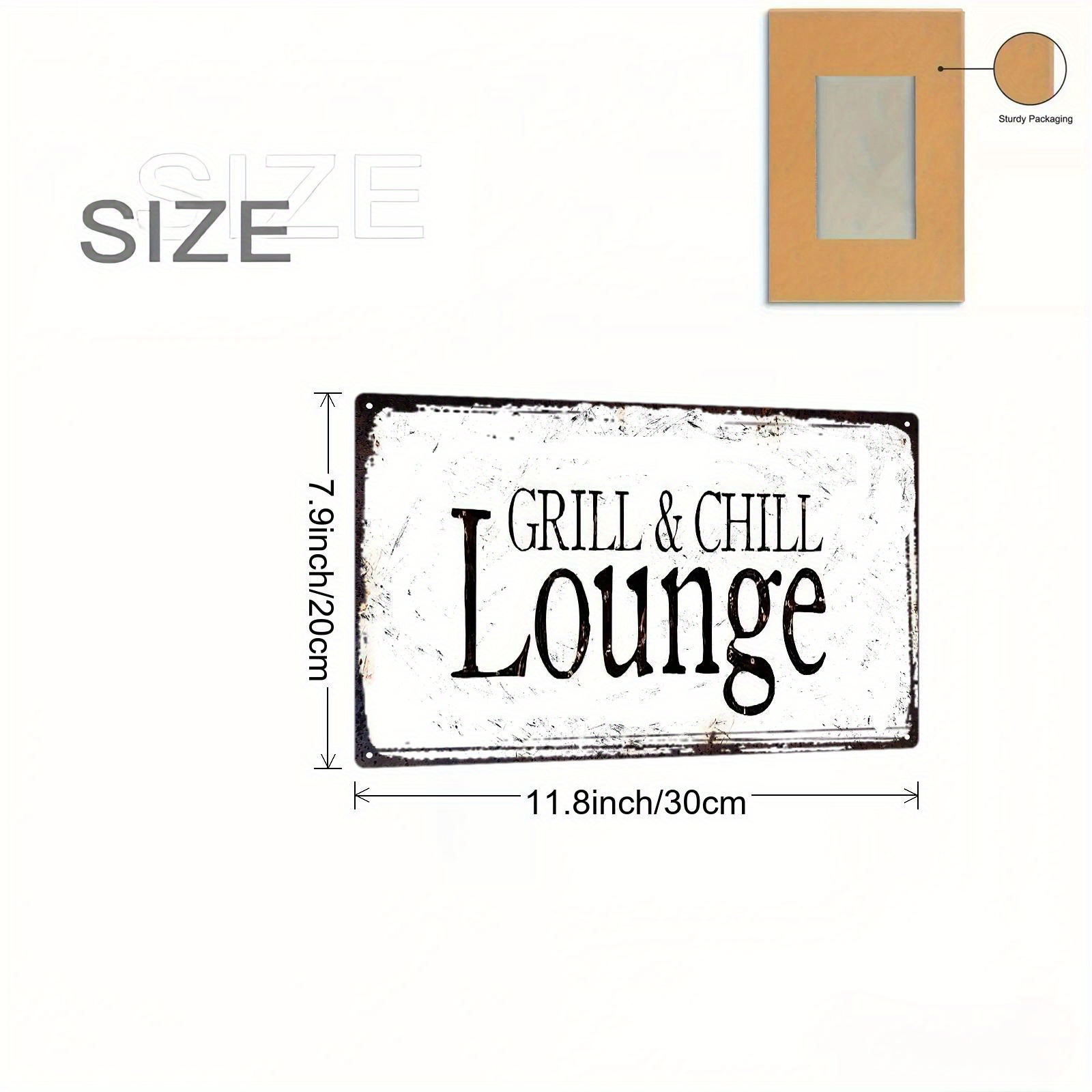 Tin Sign - Vintage Grill & Chi - đánh giá và giá Home Bar Lounge