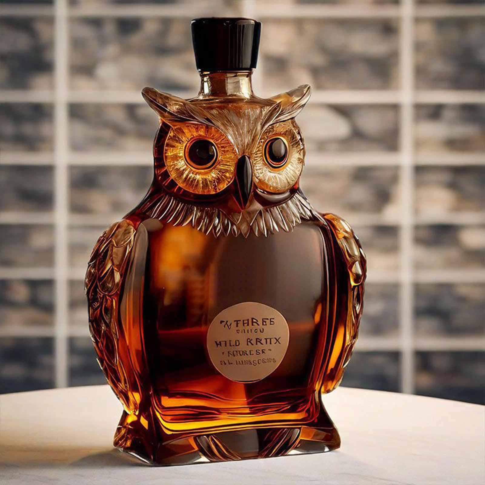 Owl Shape Home Bar Decanter 35 - đánh giá và giá Old Fashioned Glass