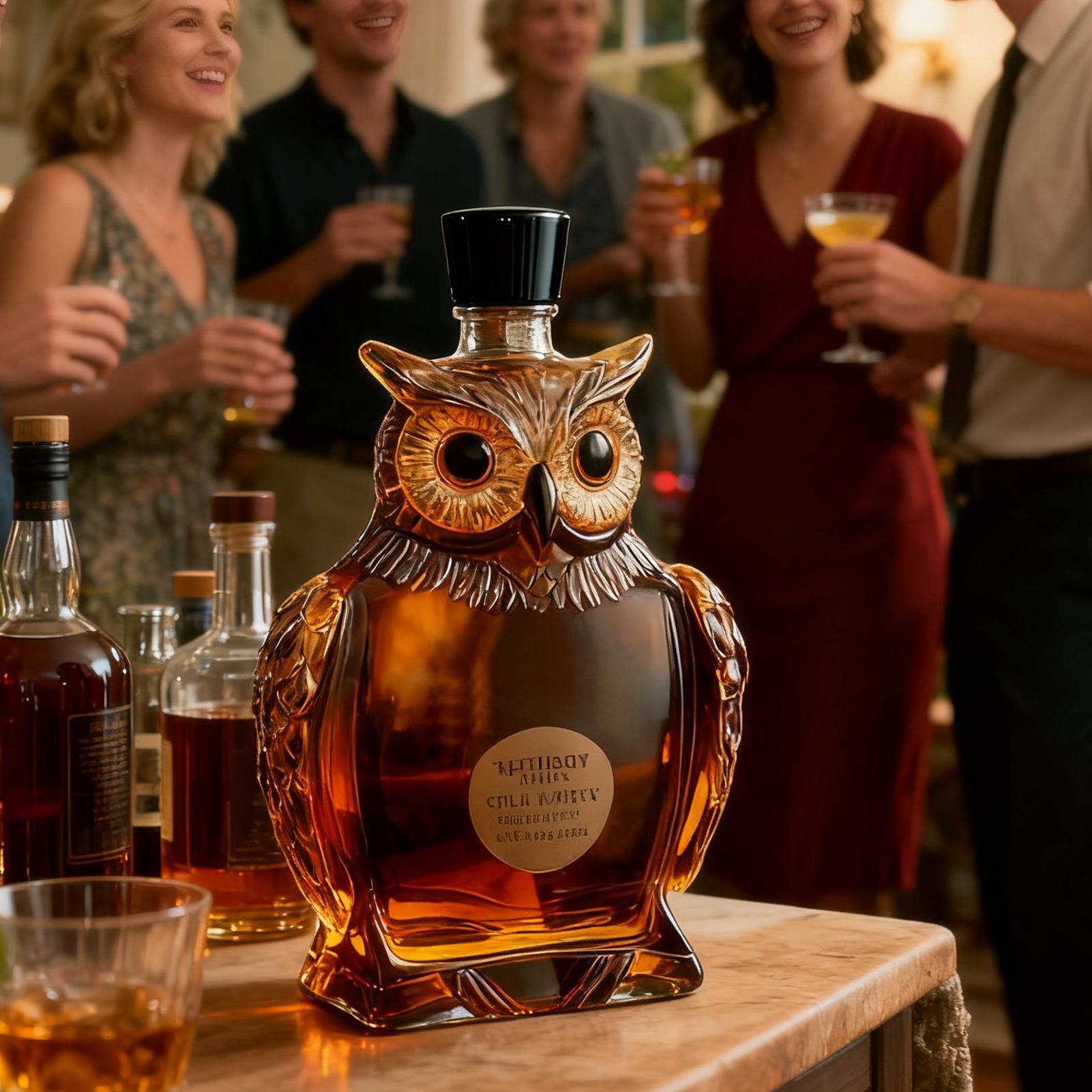 Owl Shape Home Bar Decanter 35 - đánh giá và giá Old Fashioned Glass