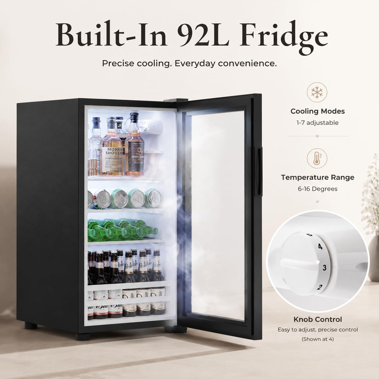 Fluted Mini Fridge Cabinet (Fr - đánh giá và giá Home Bar And Fridge